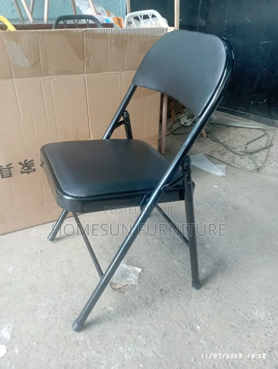 Black Foldable Chairs