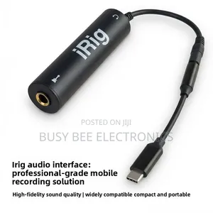 Type C IRIG Guitar Audio Interface Adapter