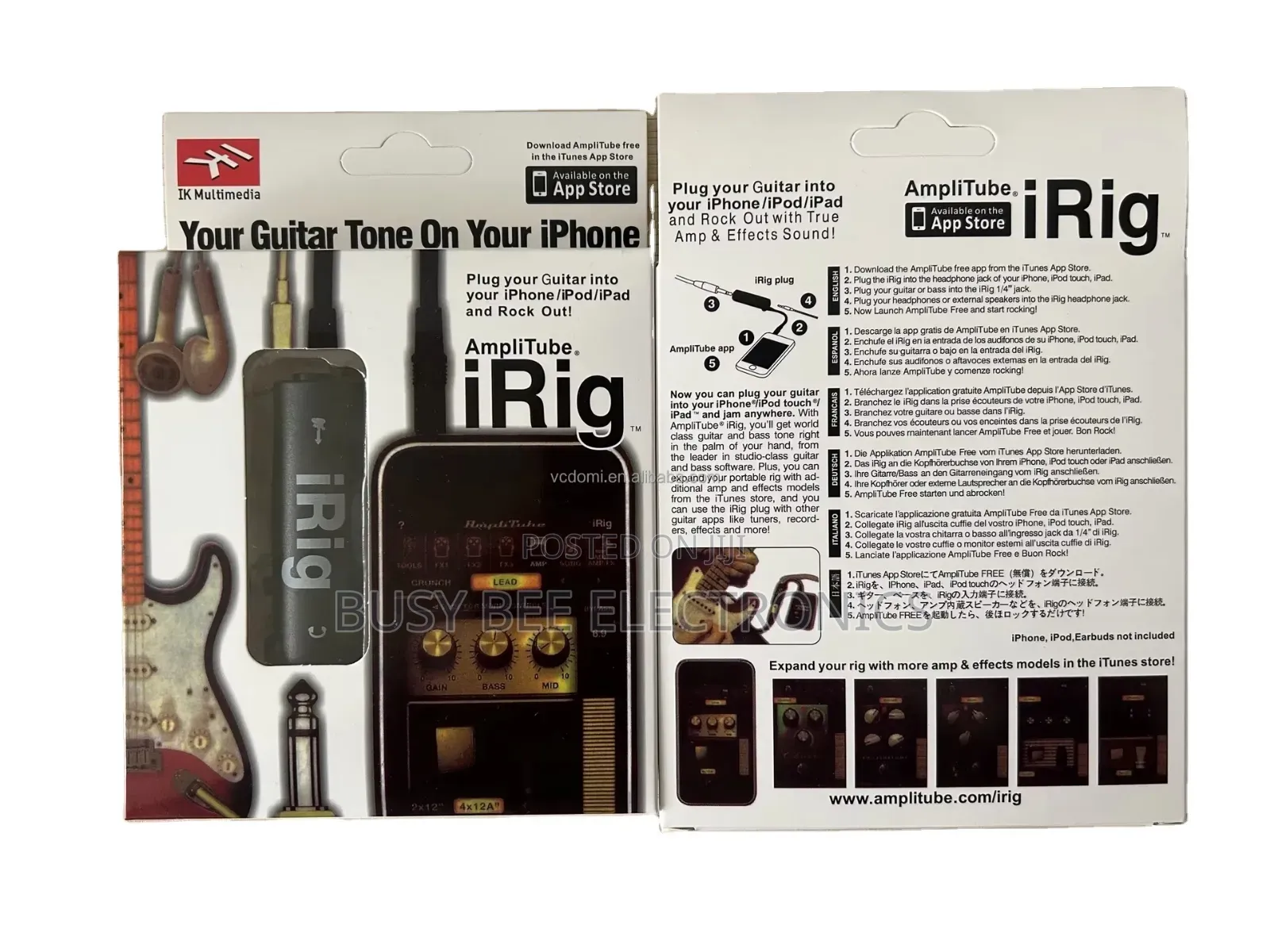 Type C IRIG Guitar Audio Interface Adapter