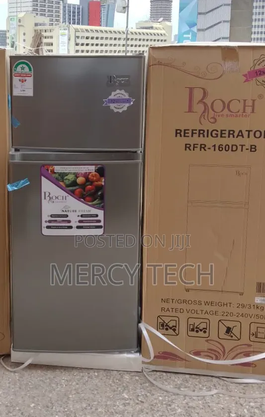 Roch RFR-160DT-B 128L Double Door Refrigerator