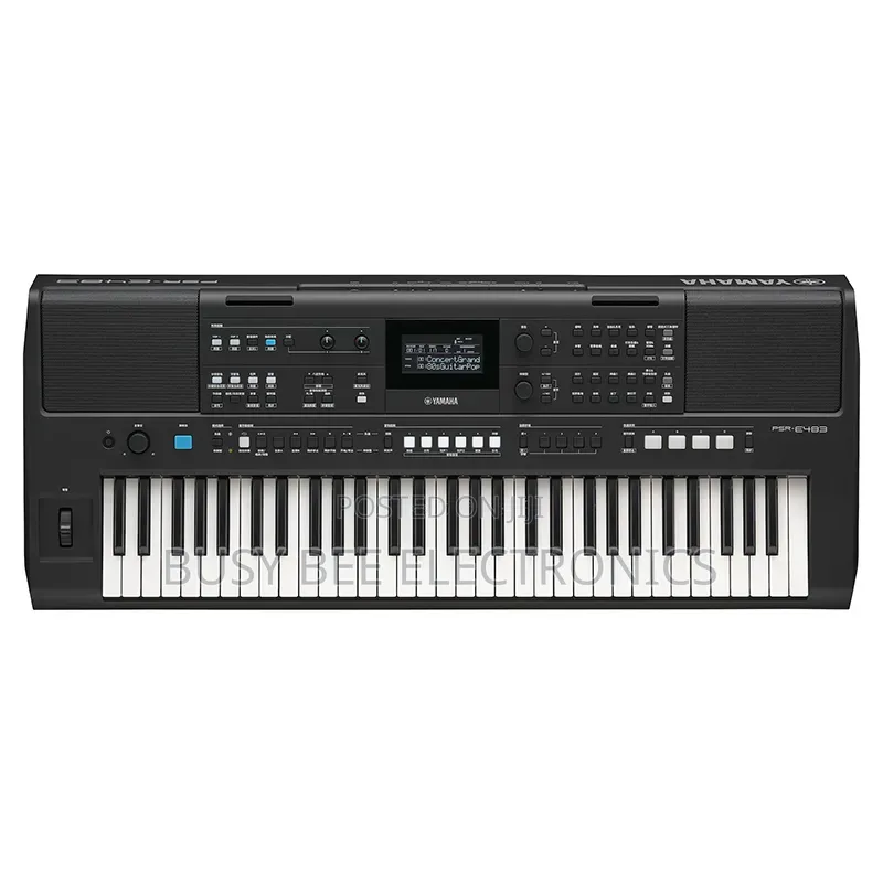 PSR-E483 YAMAHAS 61-Key Portable Electronic Keyboard