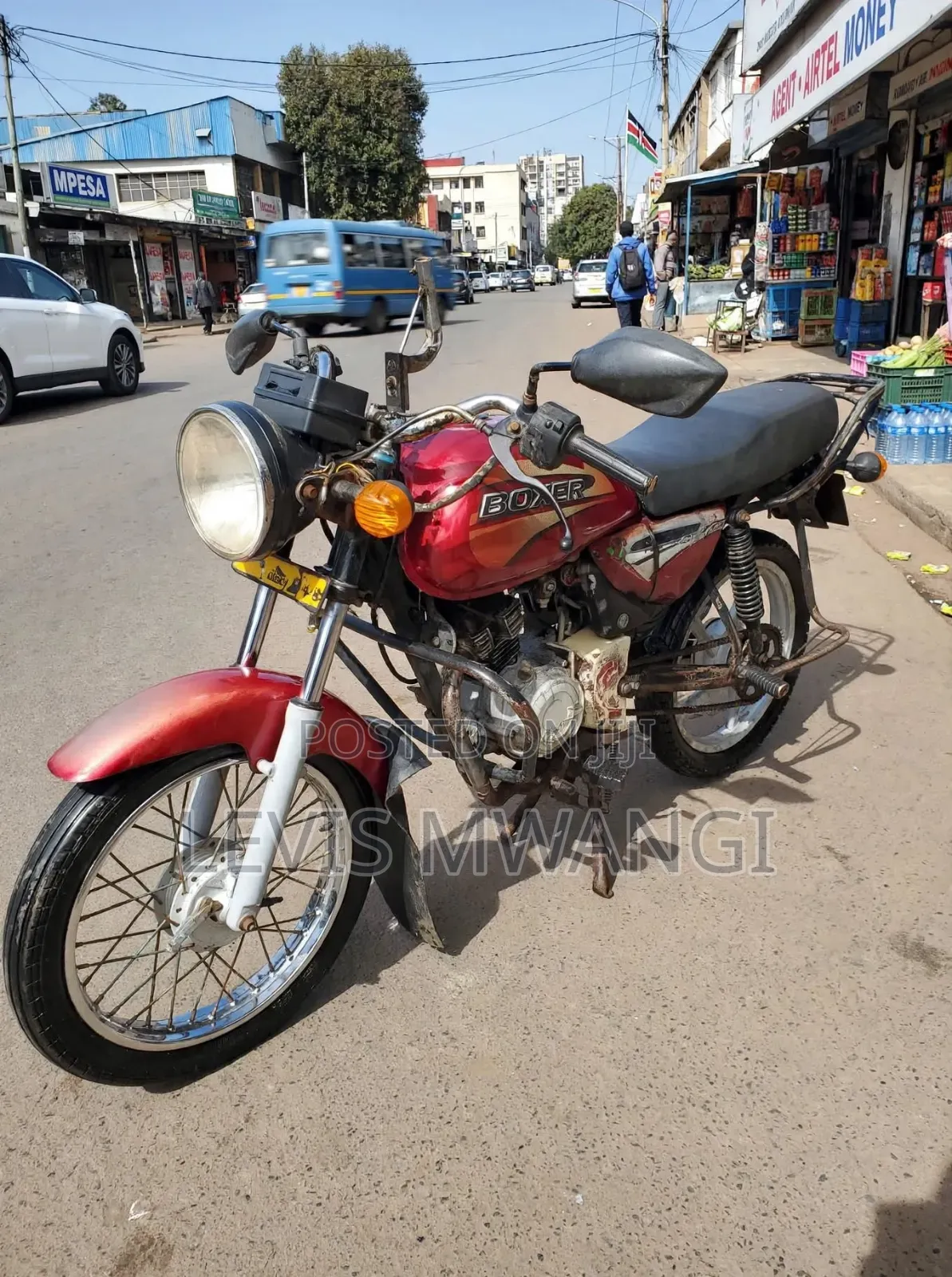 Bajaj Boxer 125 2014 Red