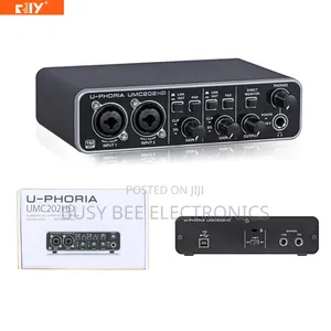 UMC202HD Top Quality Sound Card 2-in/2-Out USB 2.0 Audio Interface