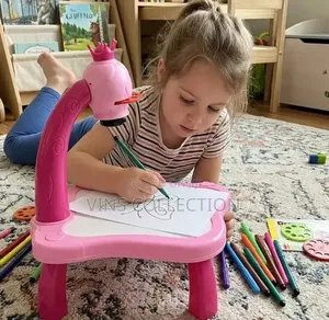 *Educational Kids Art Drawing Projector Table