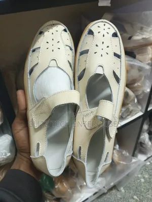Women’s Cream/Beige Breathable Casual Shoes Comfort Flat Sandals