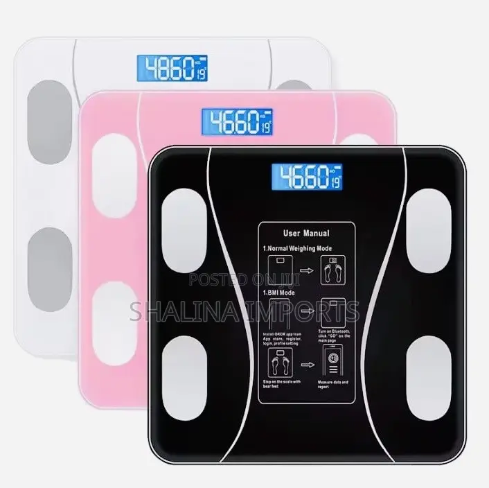 Bluetooth Weighing Scale Max 180kg Now Available in 3 Colours