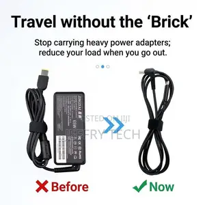 65W USB-C Type-C to DC 4.5x3.0mm PD Trigger Charging Cable With E-Mark
