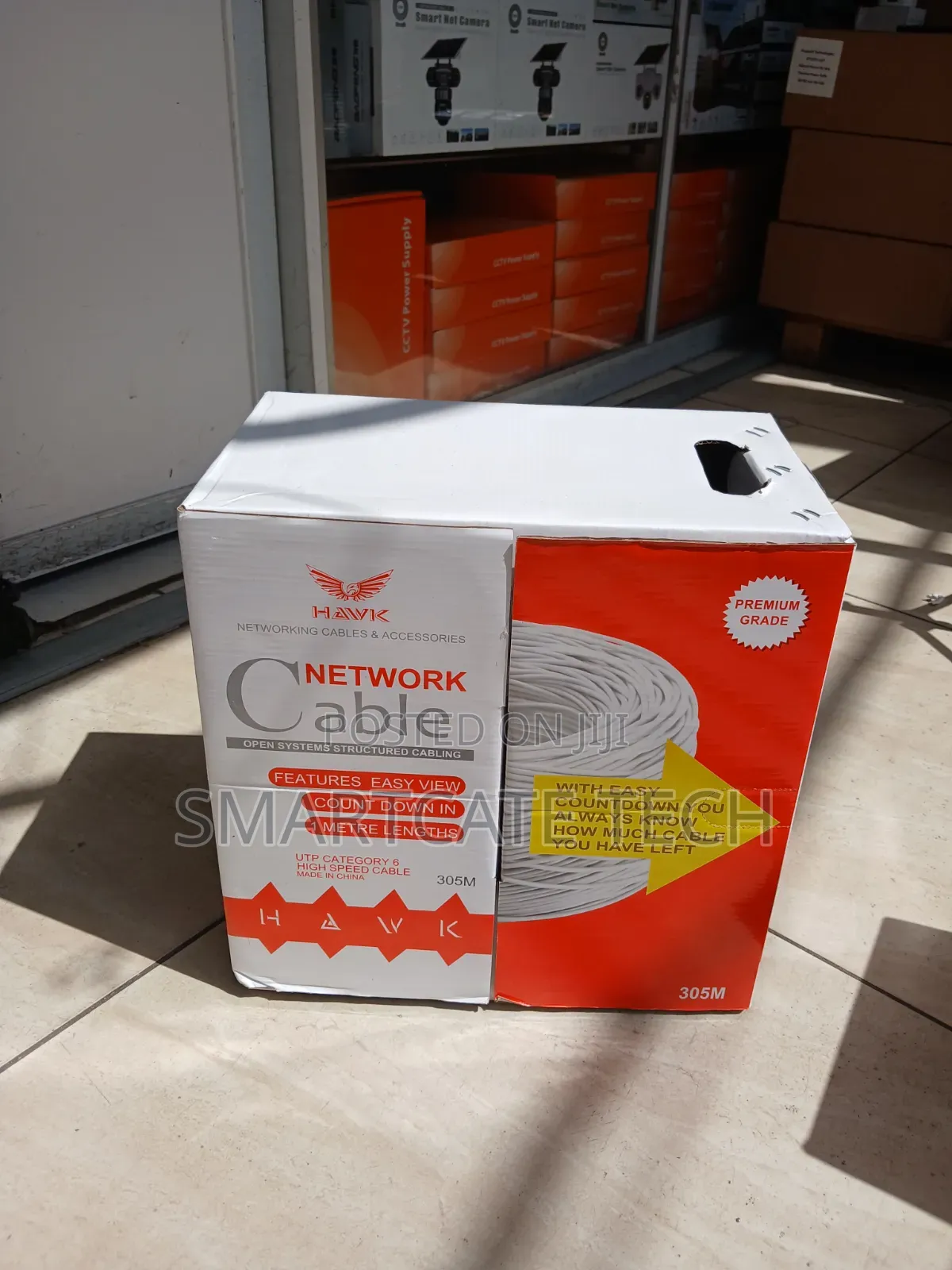 HAWK High-Speed Cat6 LAN Cable 305 Metres