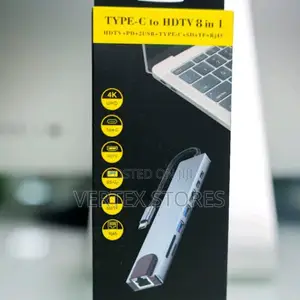 USB-C Hub 8-in-1 Multiport Adapter With HDMI