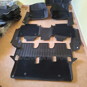 Landcruiser Lc 200 Black Double Layer Floor Mats