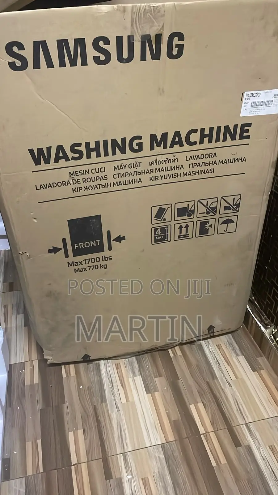 Samsung Top Load 19kgs Washing Machine
