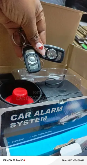 Car Alarm System Wit Remote Door Lockin&unlocking,antitheft Protection