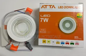 ATTA 7W LED Downlight Round Glass Recessed Spotlight RH-DL06