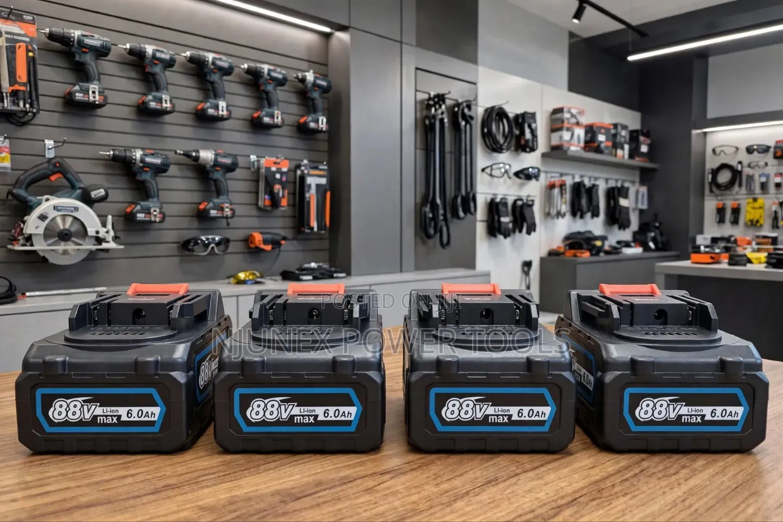 Rechargeable Cordless Power Tool Battery 88V Li-Ion 6.0Ah