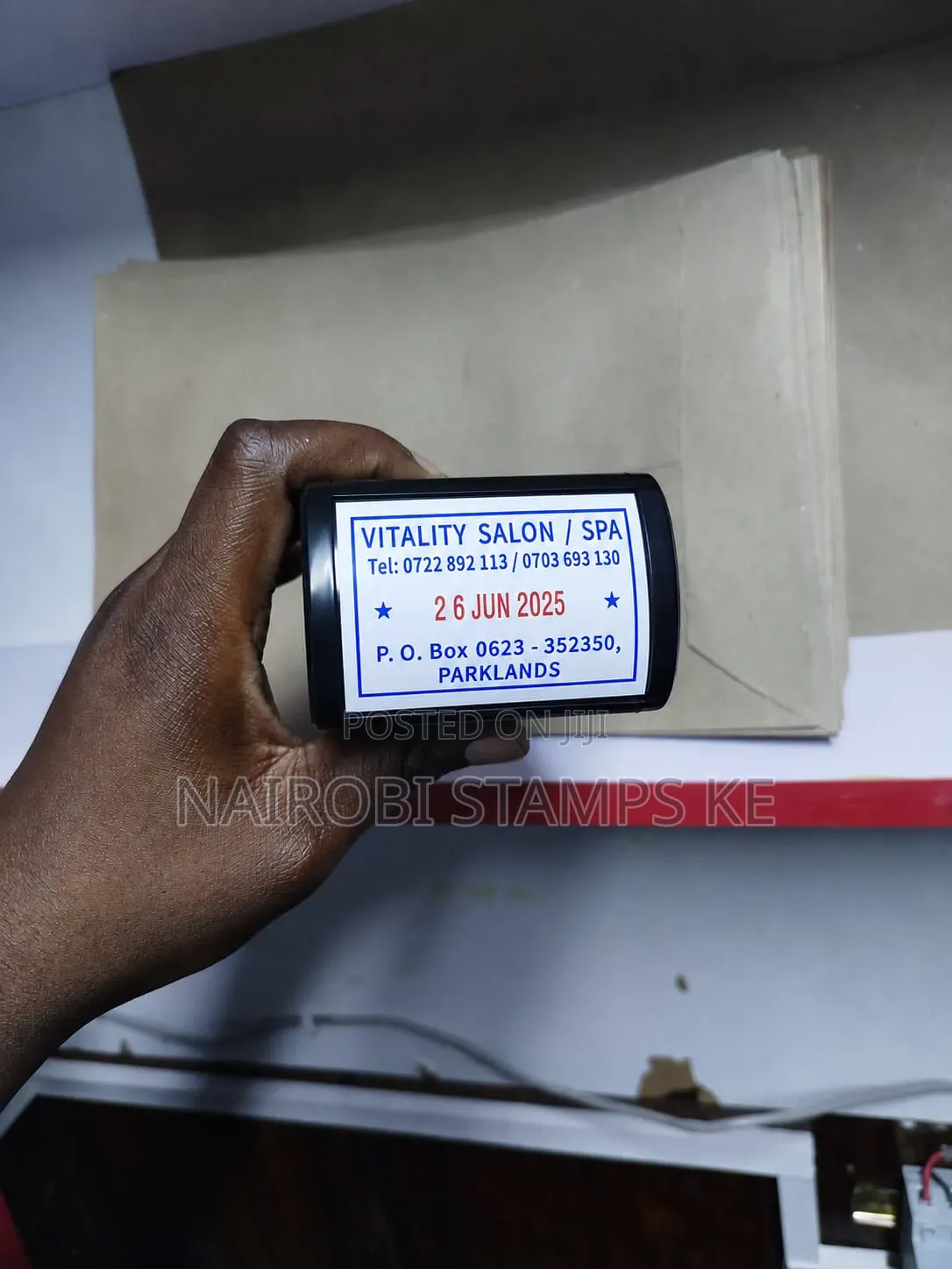 Company Stamp With Date