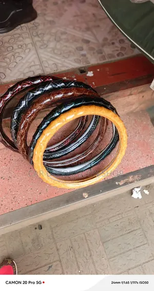 Wood Finish Car Steering Wheel Cover in Various Colors&pattern