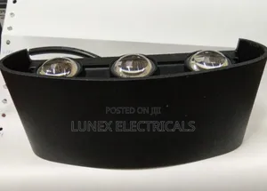 3-Light LED Wall Bracket Light Black Up Down Wall Lamp