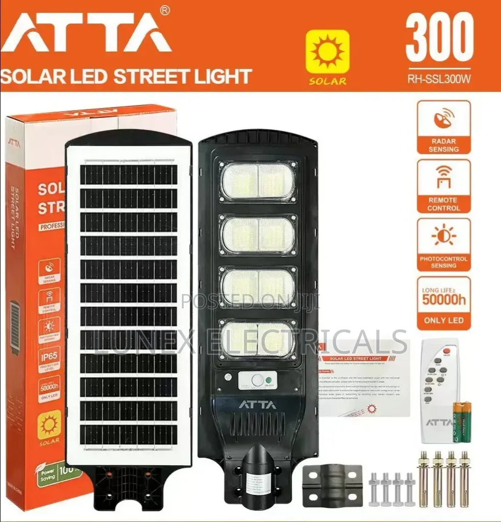 300W Solar LED Street Light