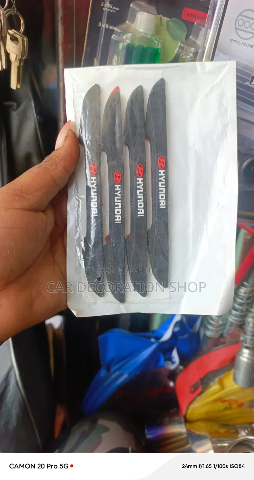 4pc Customized Hyundai Branded Door Edge Guards
