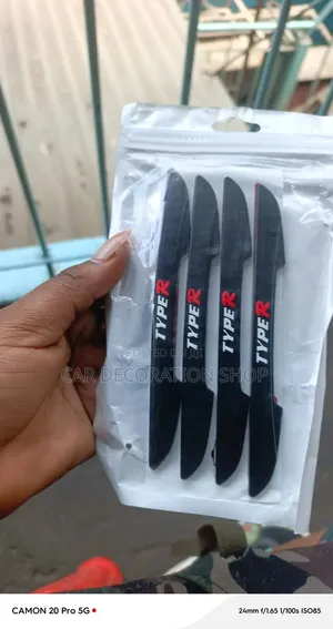 4pc Type R Branded Door Edge Guard Prevent Scratches &Minor Dings