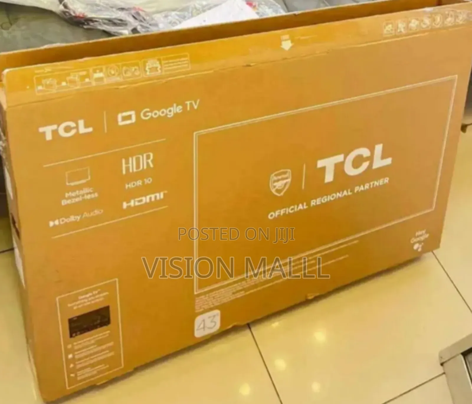 TCL 43inches Smart Android BT Frameless