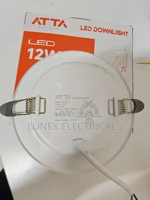 ATTA 12W LED Downlight Round Recessed 6500K White