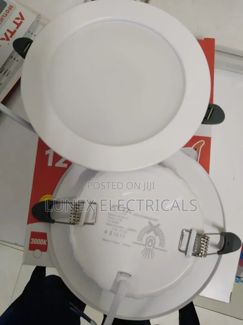 ATTA 12W LED Downlight Round Recessed 6500K White