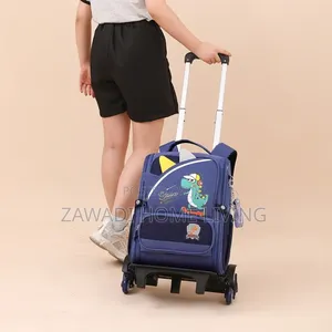 Premium Rolling Trolley Kids School Bag