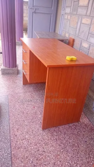 Modern Wooden Office Desk With 3 Storage Drawers | Study Table