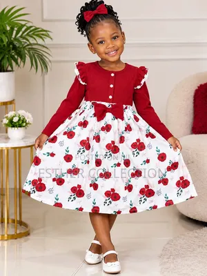 Stylish Toddler and Young Girl's Fit and Flare Dress