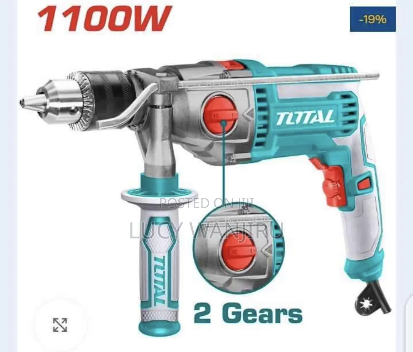Total Drill With 2 Gear 1100w / Total Hammer Drill 1100w