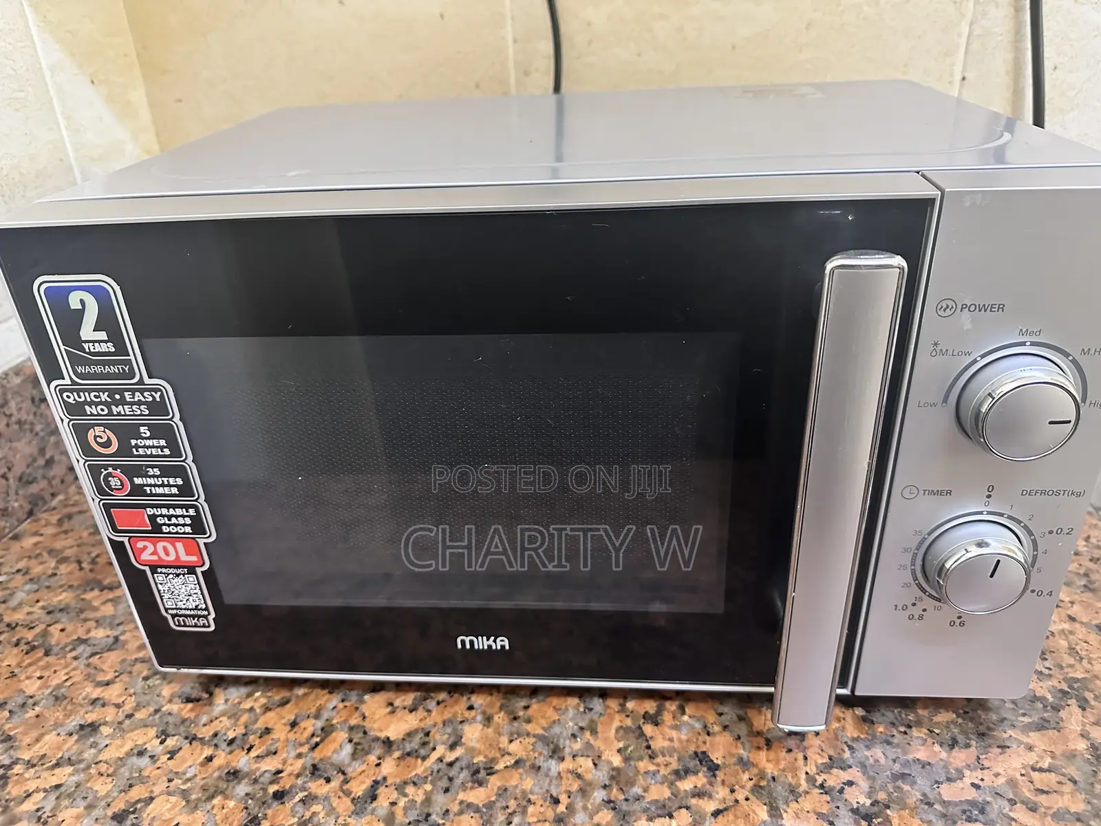 6months Used MIKA 20L Microwave