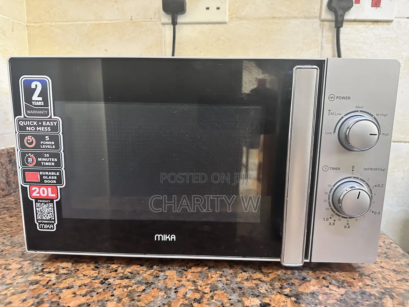 6months Used MIKA 20L Microwave
