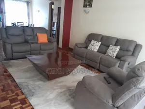6 Seater Grey Recliner Couch for Sale
