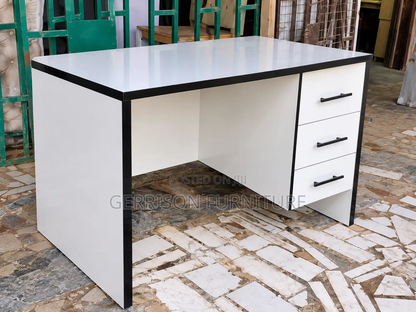 Modern 3-Drawer Office & Study Desk (Brand New)