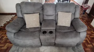 6 Seater Grey Recliner Couch for Sale