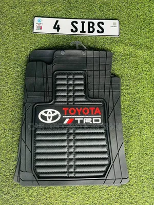3D Toyota Branded Rubber Mat 5pcs