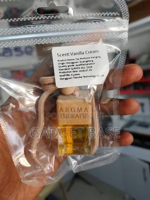 Hanging Car Perfume – Vanilla Cream Fragrance