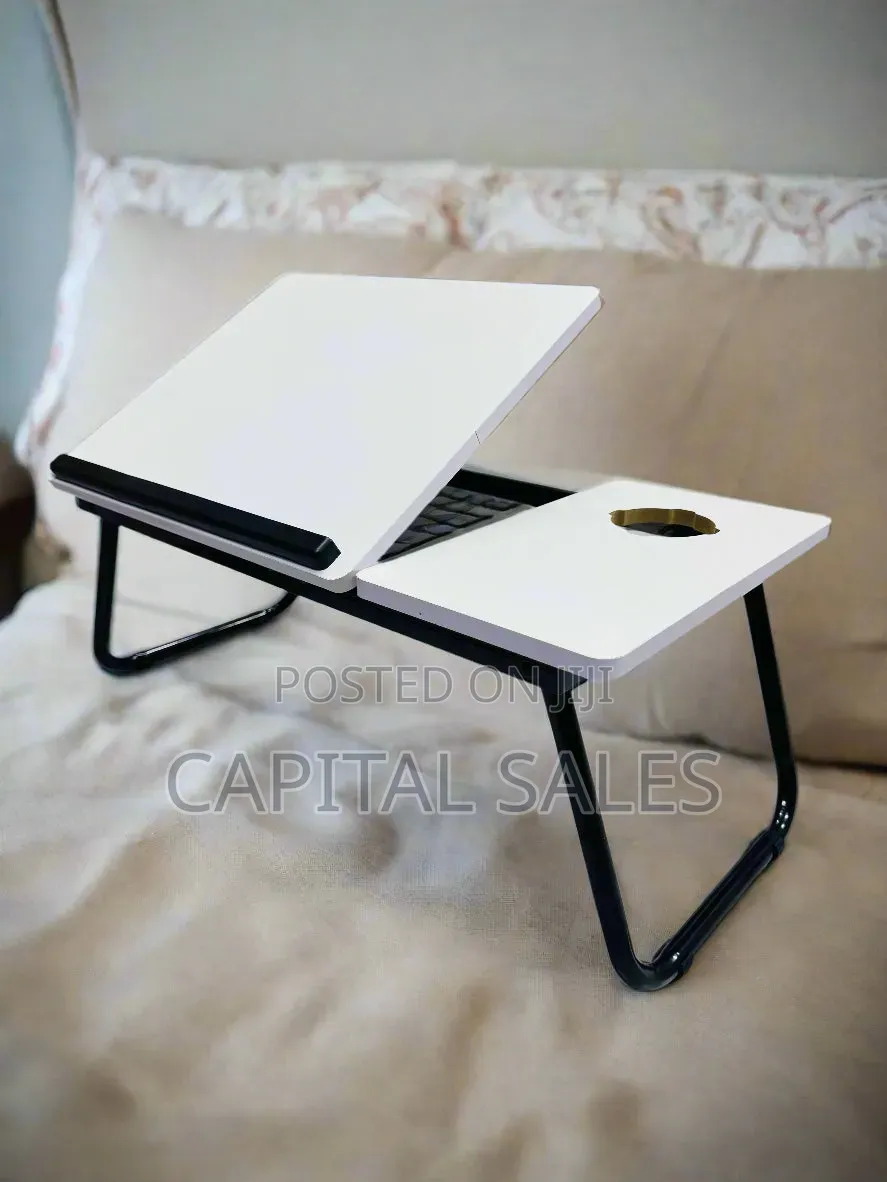 Adjustable Tilting Laptop Folding Table Stand Desk Bed Table