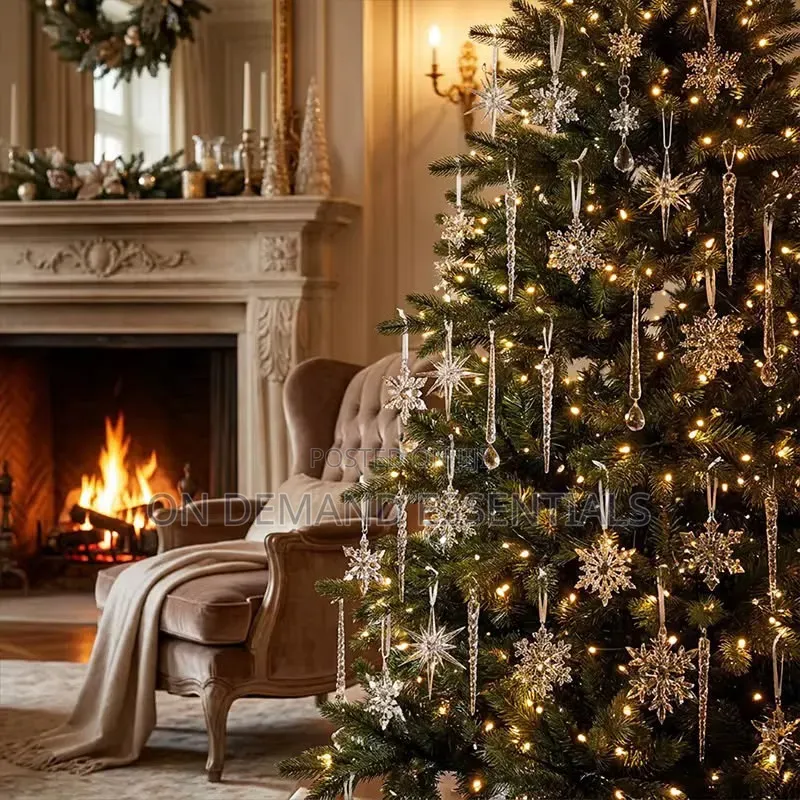 Transparent Christmas Tree Ornaments/ Pendants