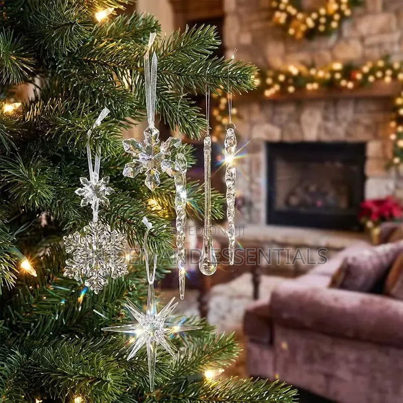 Transparent Christmas Tree Ornaments/ Pendants