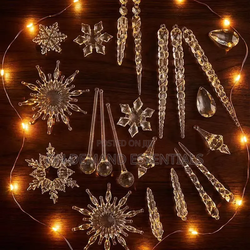 Transparent Christmas Tree Ornaments/ Pendants