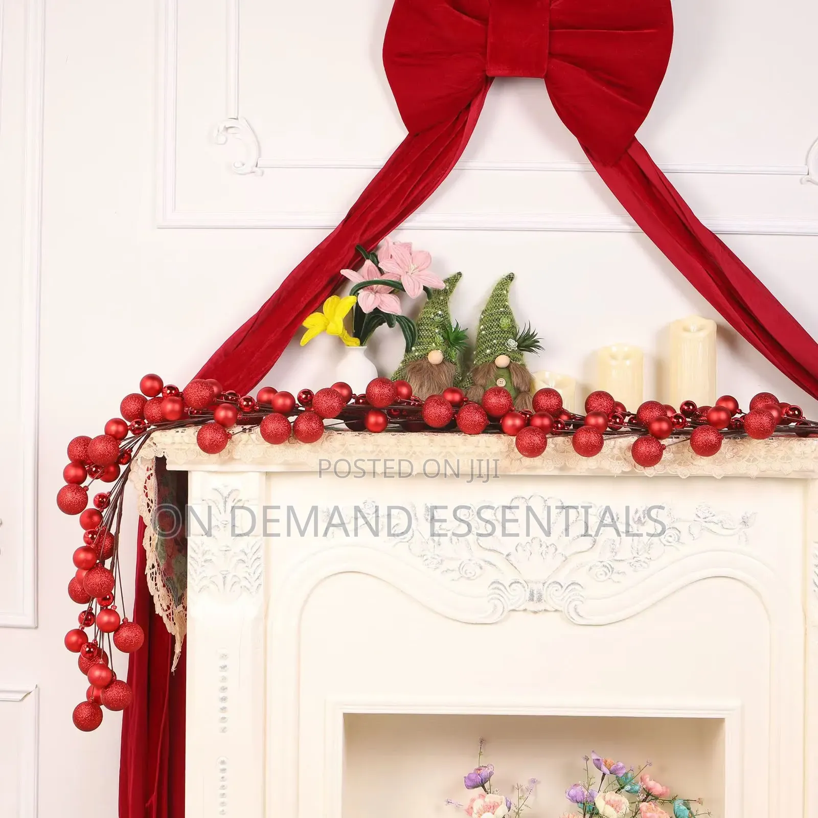 Artificial Berry Garland – Christmas Décor