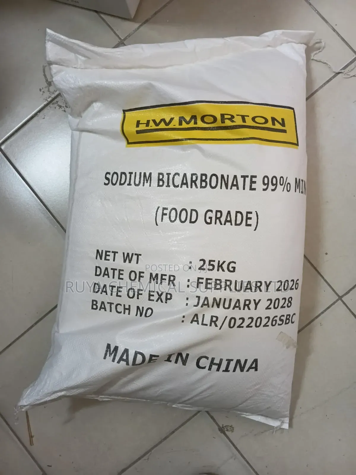 Sodium Bicarbonate 99%(food Grade)
