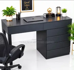 1.2m Imported Modern Black Home Office Desk/Study Table