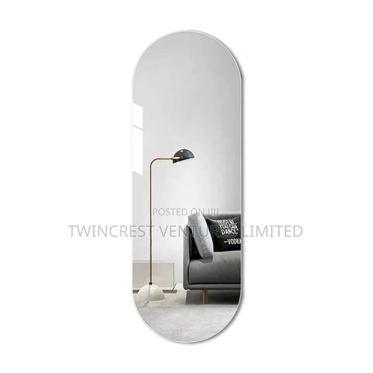 !!NEW ARRIVALS Oval Flexible Unbreakable Acrylic Mirror