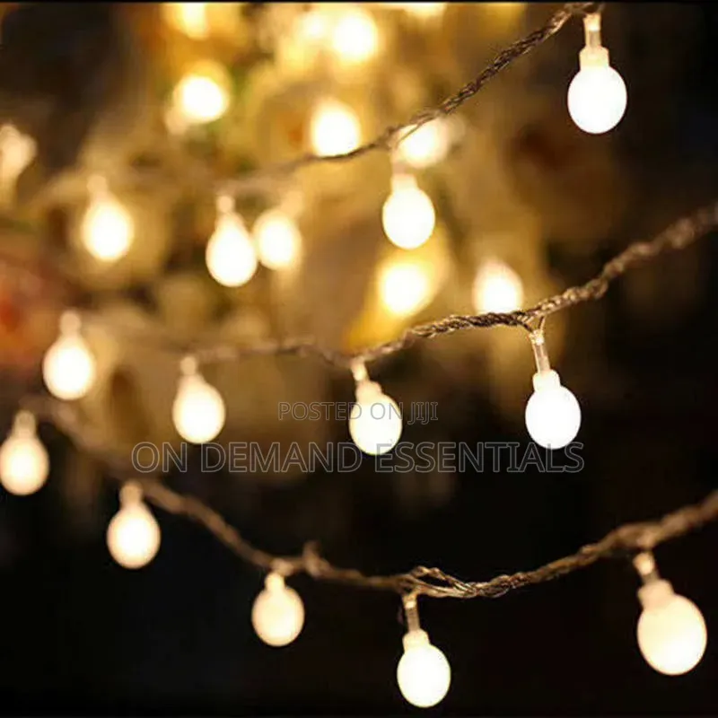 Warm White Star String Lights