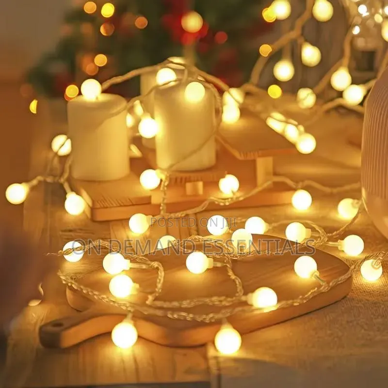Warm White Star String Lights