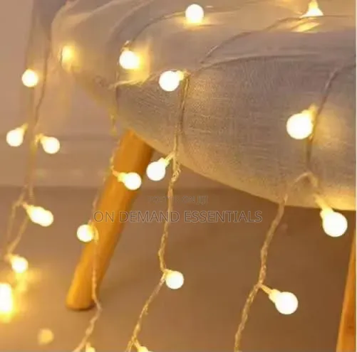 Warm White Star String Lights