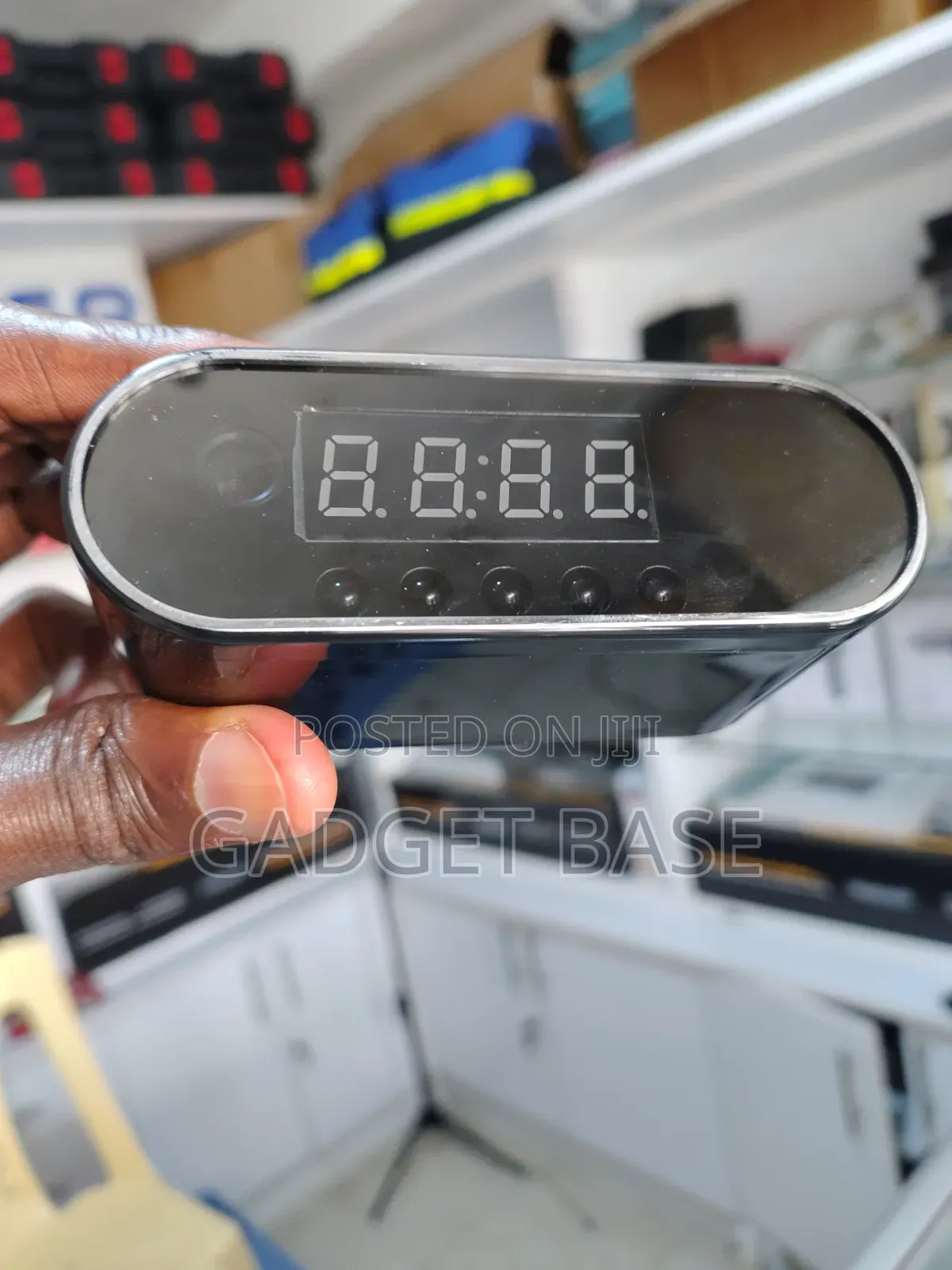 HD WiFi Table Clock Camera – Remote Viewing Security Camera